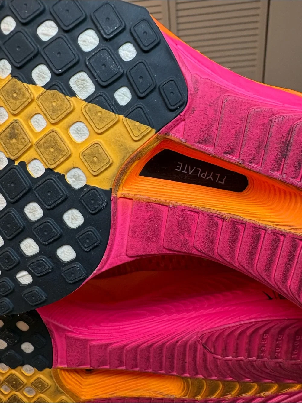 Nike Women's ZoomX Racing Shoe - Bright Pink/Orange